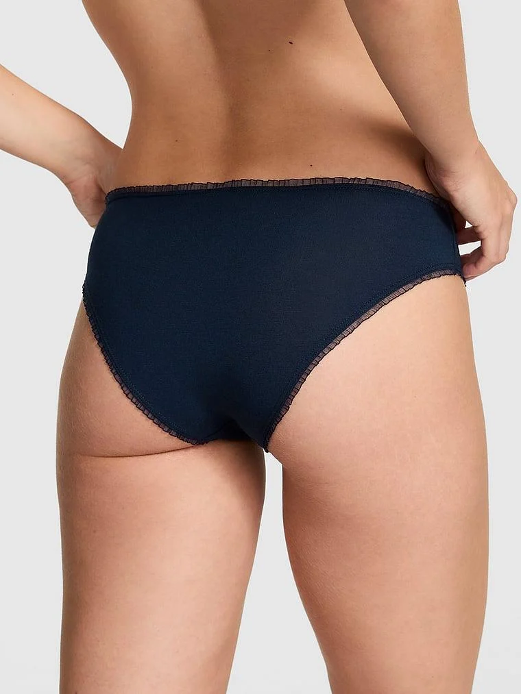 Pink Pamuklu Cheeky Kulot arka görünüm