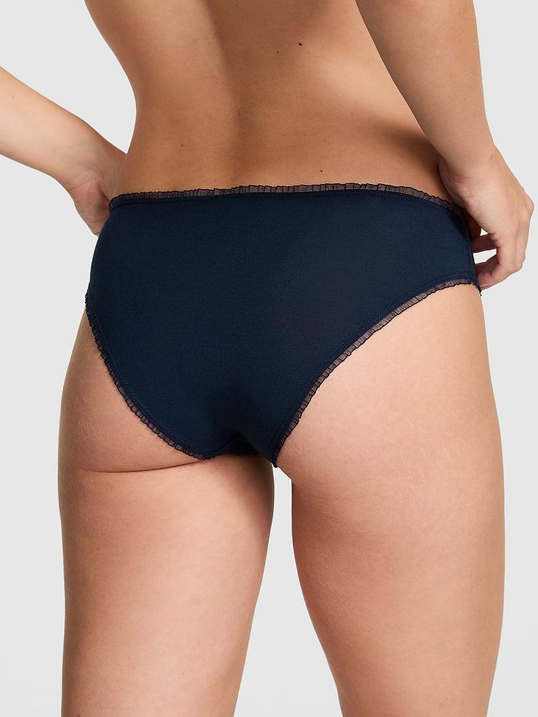 Pink Pamuklu Cheeky Kulot arka görünümü