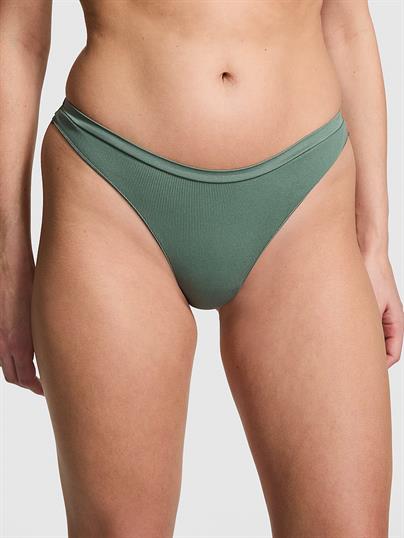 Pink Seamless Derin Bacak Kesim Tanga