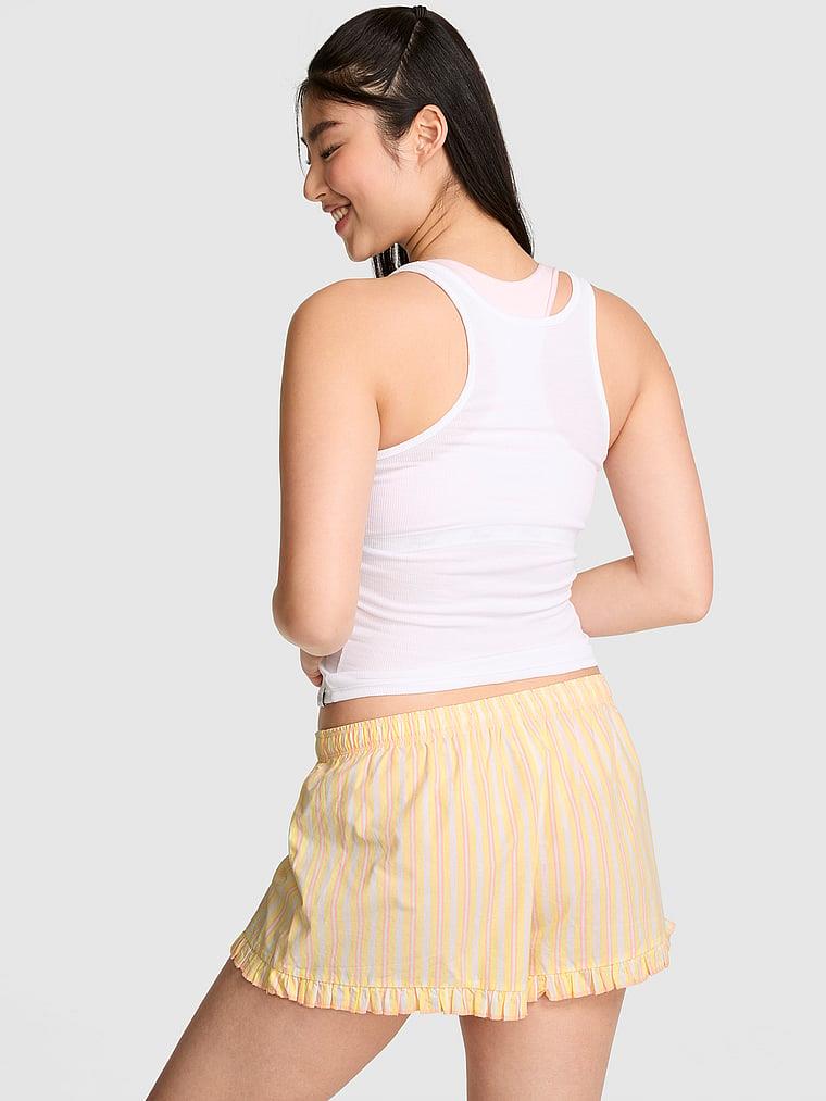 Pink Bol Kesim Pijama Sortu arka görünümü