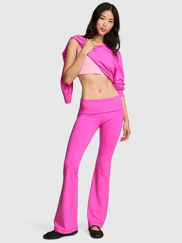 Pink All Day Beli Katlanabilen Pamuklu Ispanyol Paca Tayt