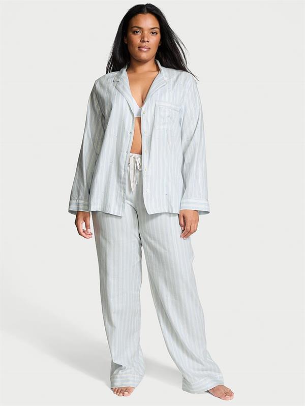 Flanel Uzun Pijama Takimi