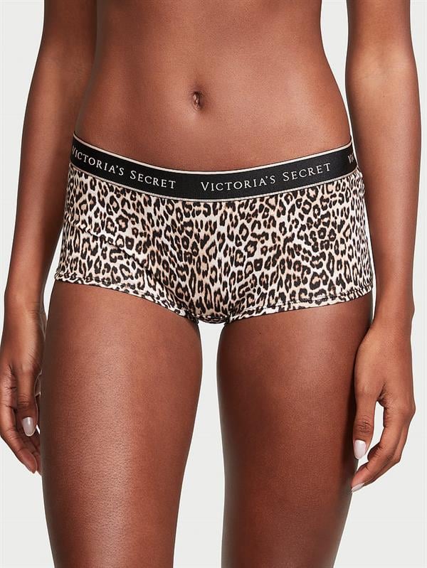 Logolu Pamuklu Boyshort Kulot
