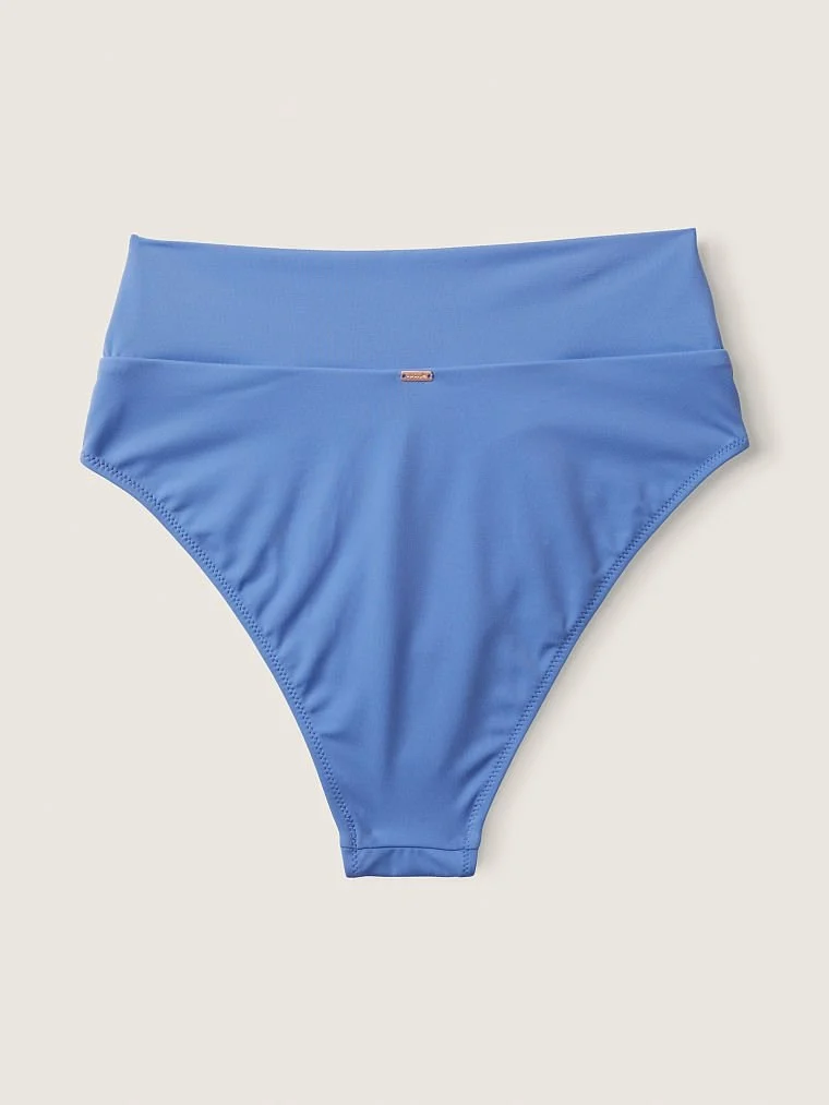 Pink Capraz Bel Bantli Yüksek Bel Bikini Alti arka görünüm