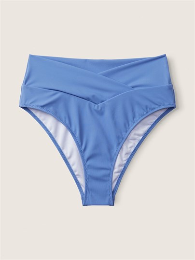 Pink Capraz Bel Bantli Yüksek Bel Bikini Alti