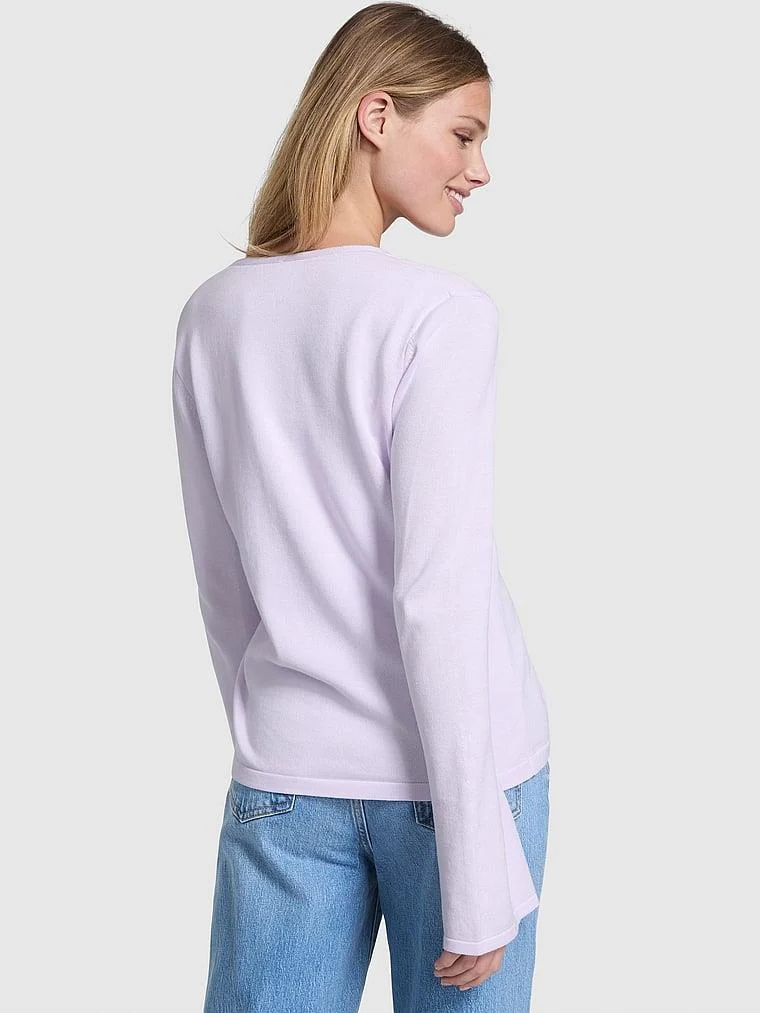 Pink Tek Dugmeli Triko Hirka arka görünüm
