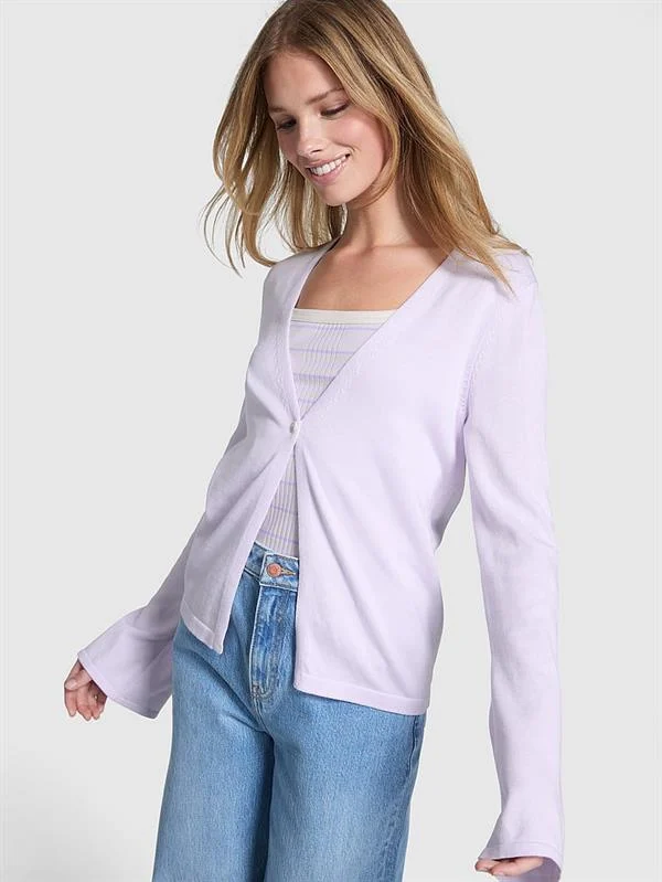 Pink Tek Dugmeli Triko Hirka