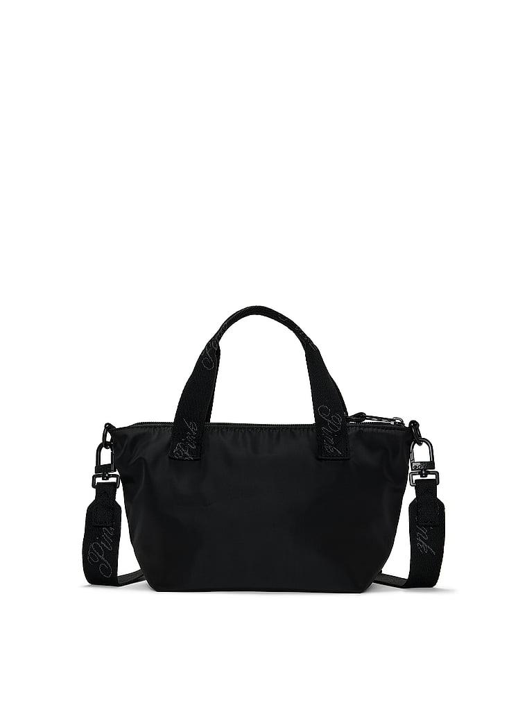 Pink Mini Tote Çanta arka görünümü
