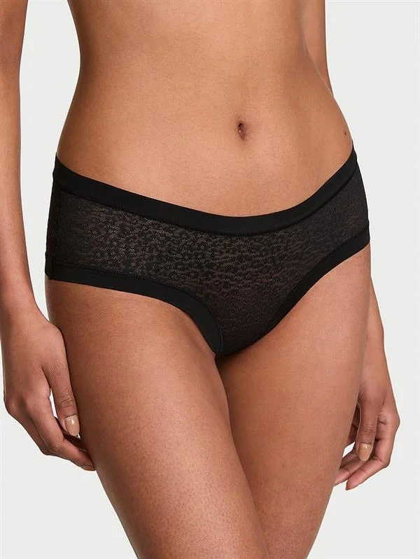 Lazer Kesim Leoparli Dantelli Cheeky Kulot