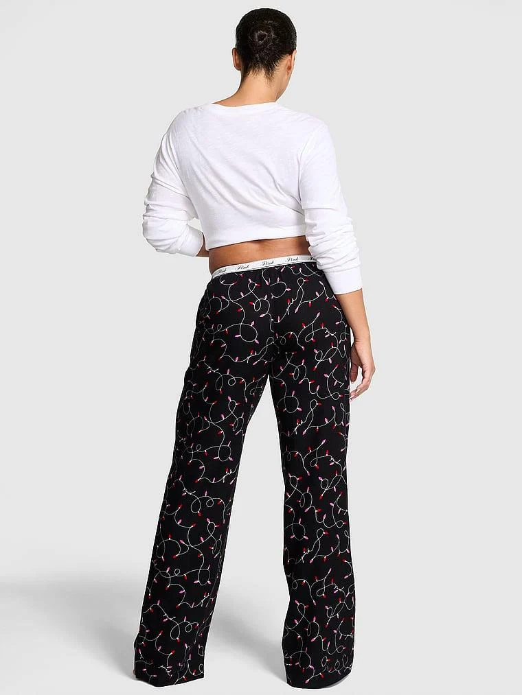 Pink Flanel Pijama Alti arka görünüm