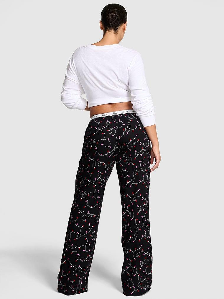 Pink Flanel Pijama Alti arka görünümü