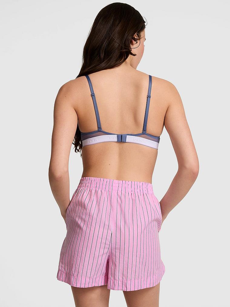 Pink Boyfriend Boxer Pijama Sortu arka görünümü