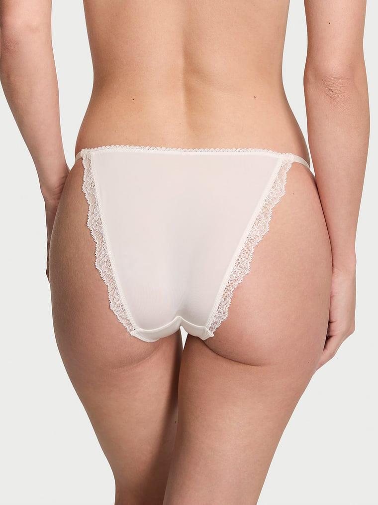 Puruzsuz Dantelli Mini Askili Bikini Kulot arka görünümü