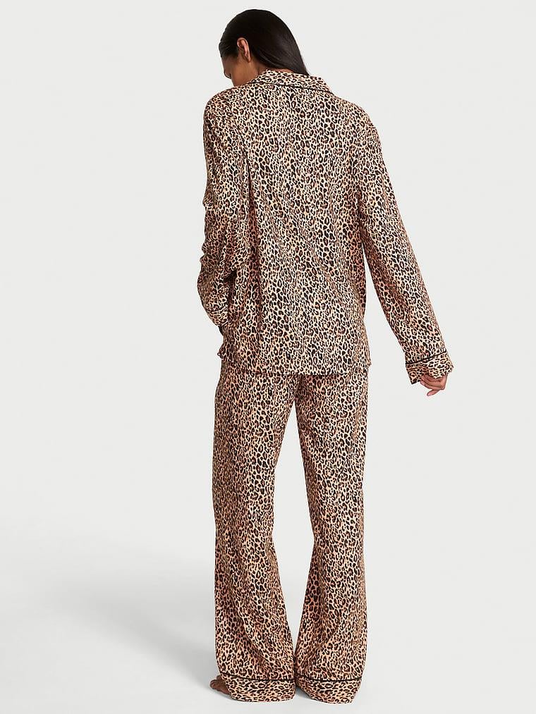 Flannel Uzun Pijama Takimi arka görünümü