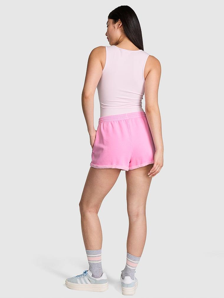 Pink Ivy Ham Kesim Sort arka görünümü