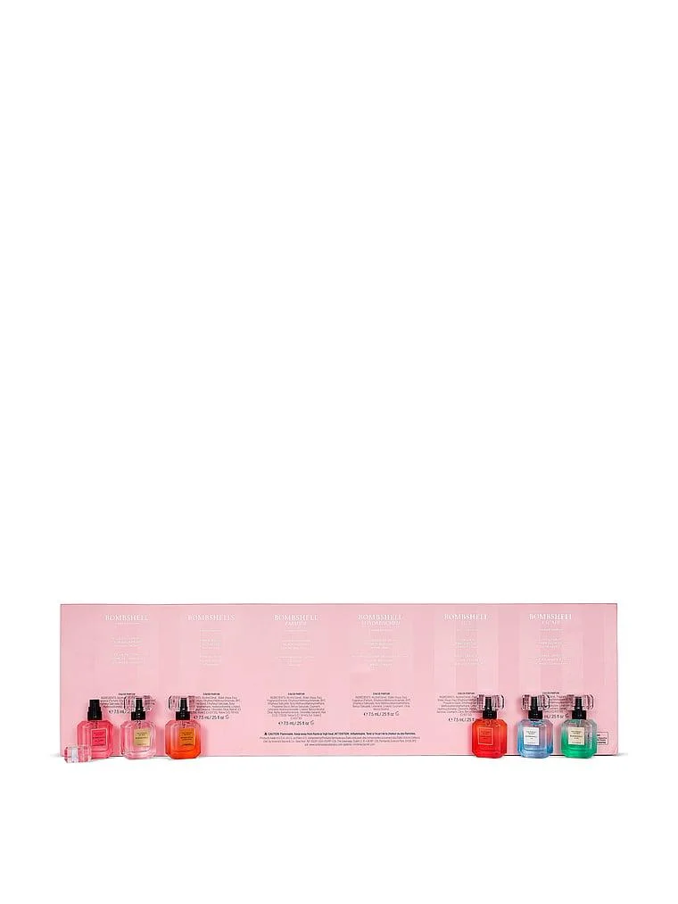 6%E2%80%99li Bombshell Yaz Favorileri Mini Eau De Parfum Hediye Seti arka görünümü