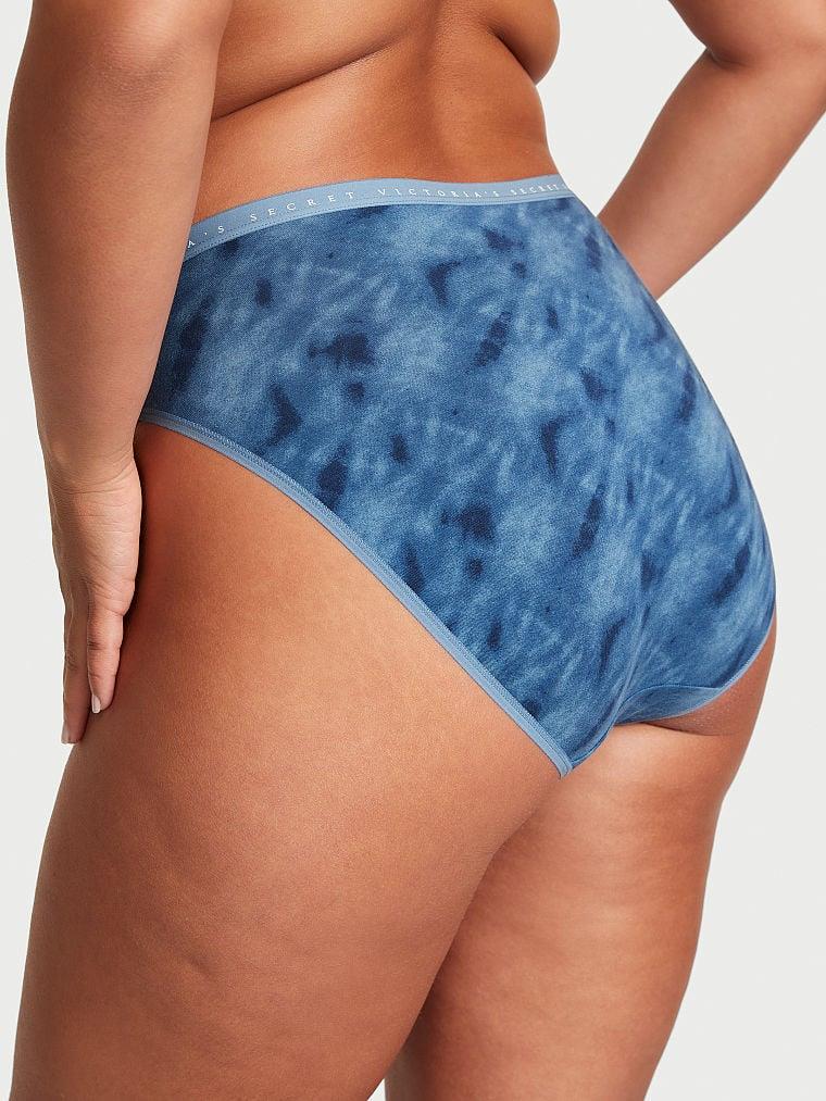 Victorias Secret Esnek Pamuklu Yüksek Bacak Boxer Kulot arka görünümü