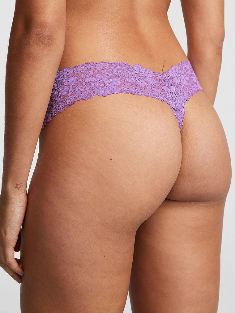 Pink Wink Dantel Kenarli Tanga arka görünüm