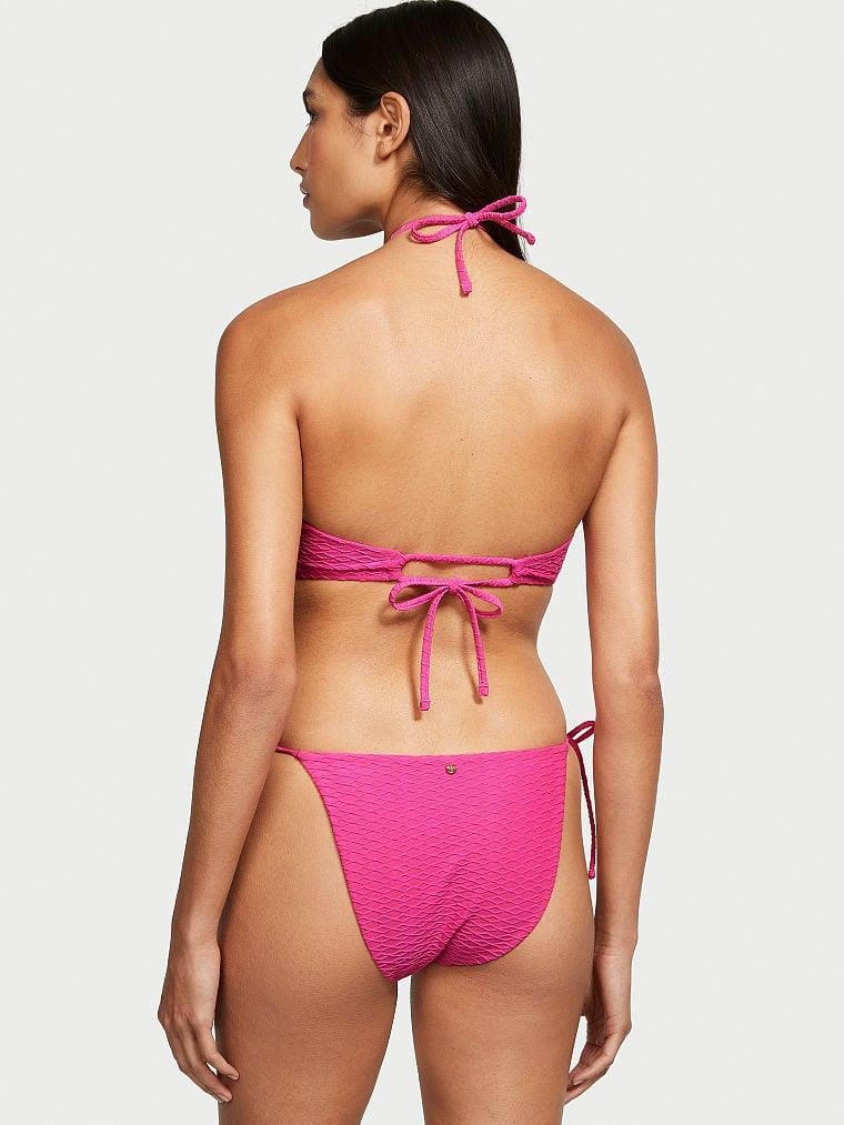 Buzgulu Baglama Detayli Bikini Ustu arka görünüm