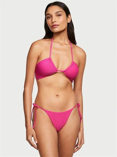 Buzgulu Baglama Detayli Bikini Ustu ön görünüm