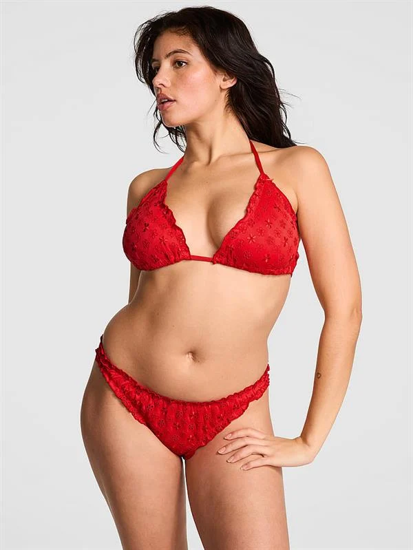 Pink Reign Fistolu Bikini Ustu ön görünüm