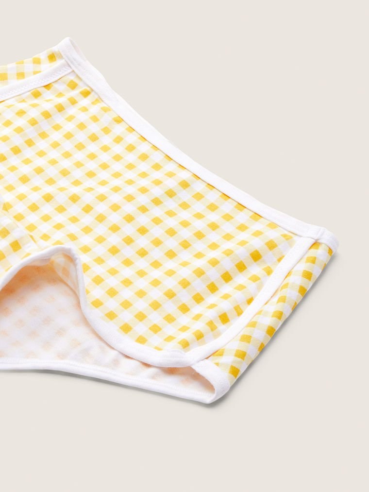 Pink Pamuk Boyshort Kulot arka görünümü