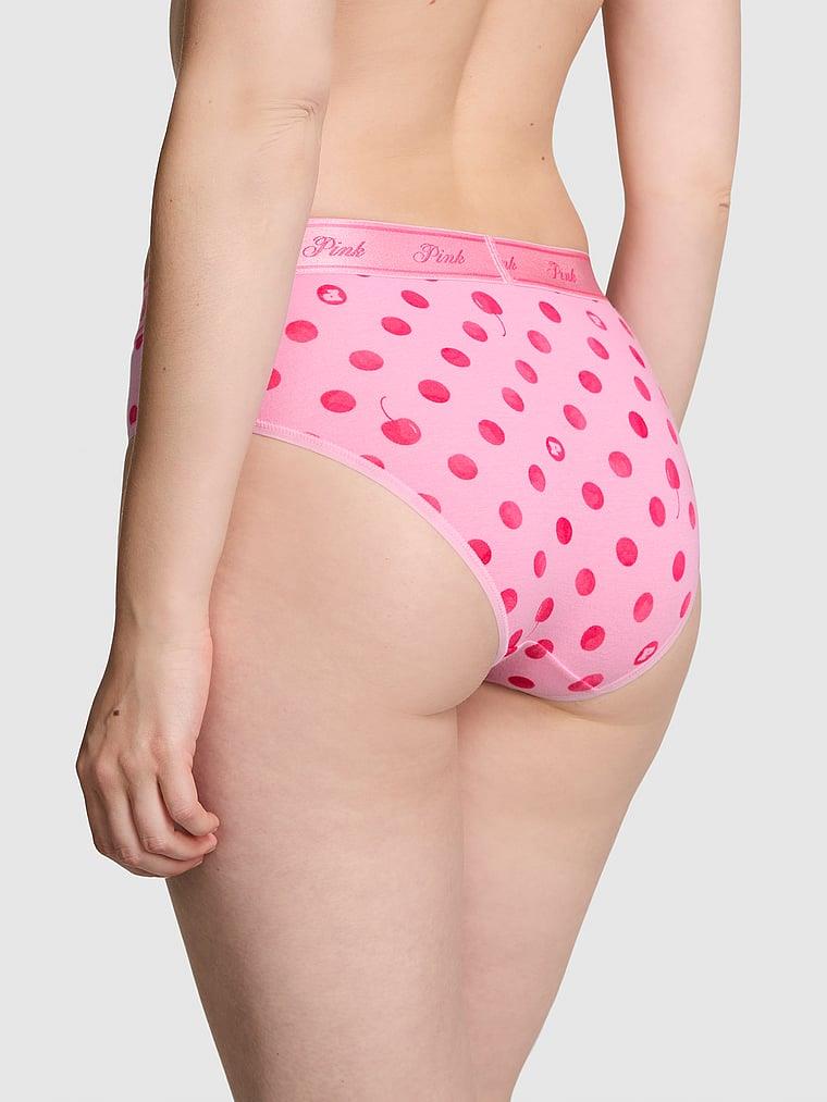 Pink Logolu Pamuklu Hiphugger Kulot arka görünümü