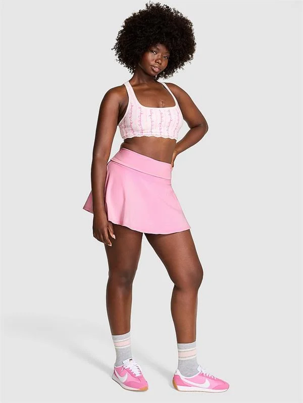 Pink Pink X Loveshackfancy Beli Katlanabilen Sort Etek