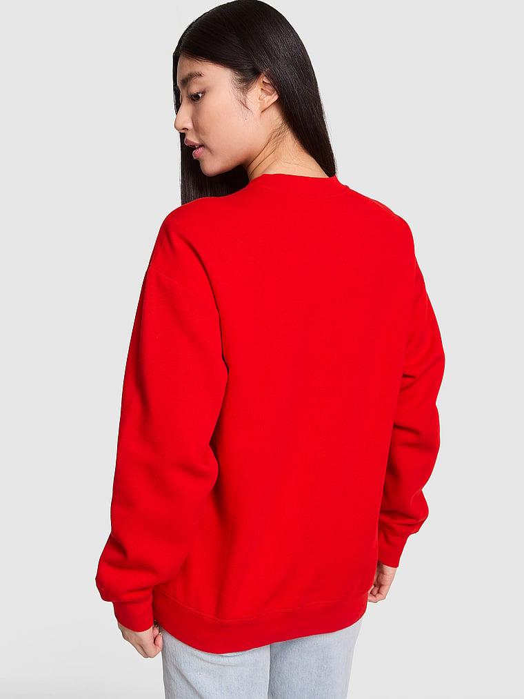 Pink Ivy Oversize Sweatshirt arka görünümü