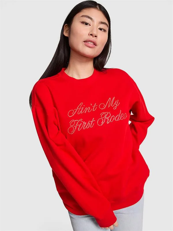 Pink Ivy Oversize Sweatshirt ön görünüm