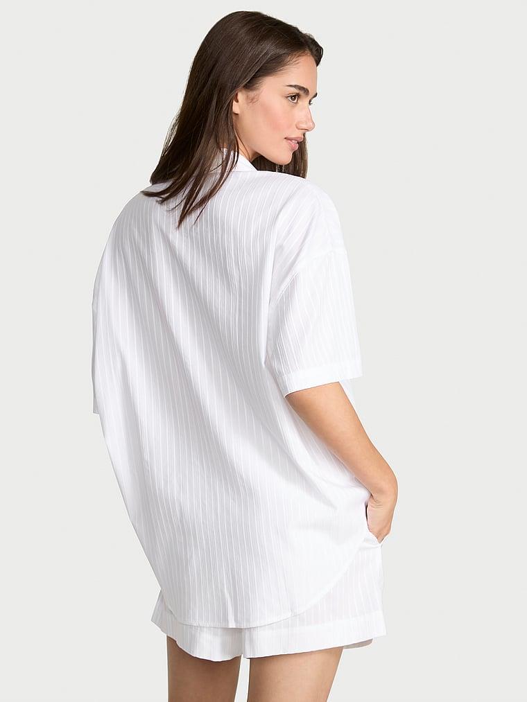 Modal Pamuklu Kısa Pijama Takimi arka görünümü