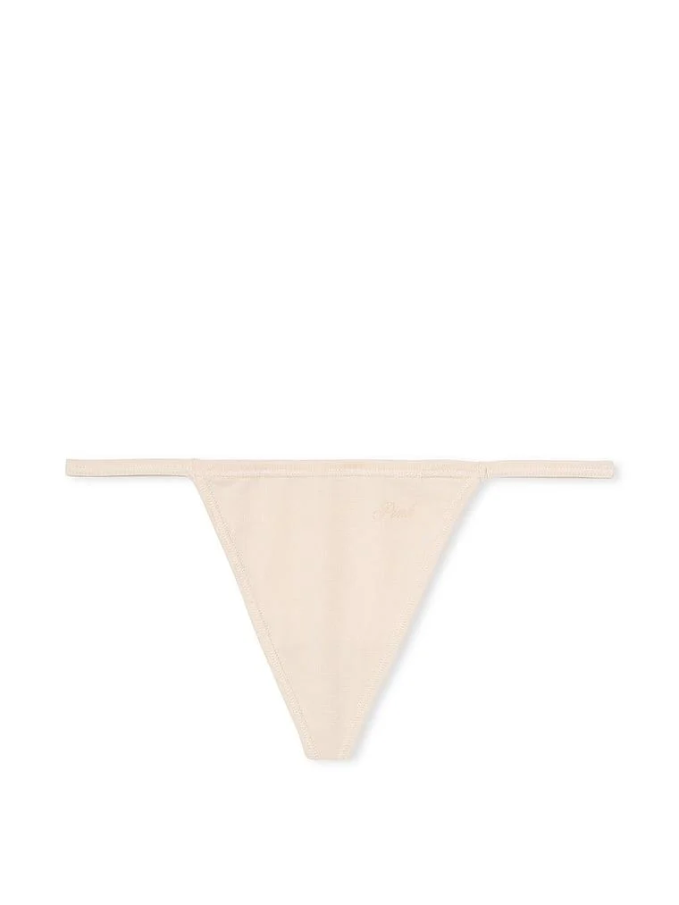 Pink Pamuklu V String Kulot arka görünüm