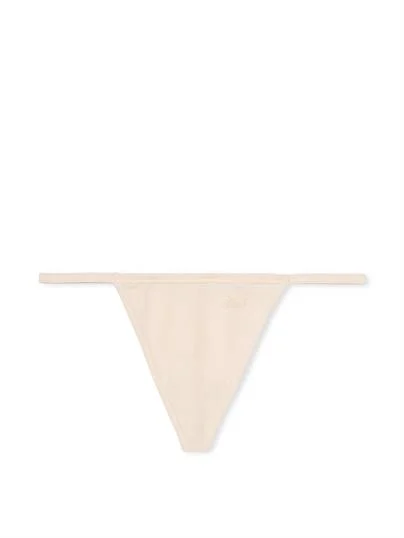 Pink Pamuklu V String Kulot ön görünüm