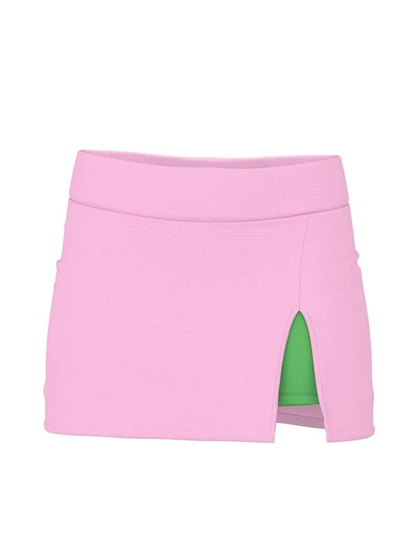 Pink Relay Sortlu Mini Etek