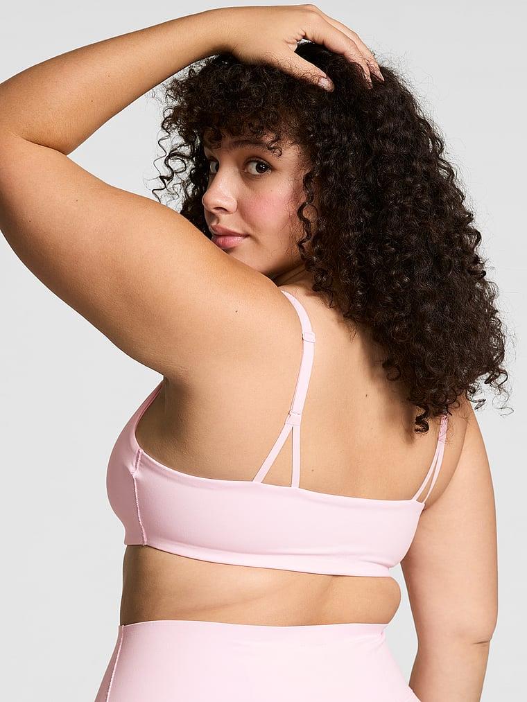Pink Relay Kare Yaka Sporcu Sütyeni arka görünümü