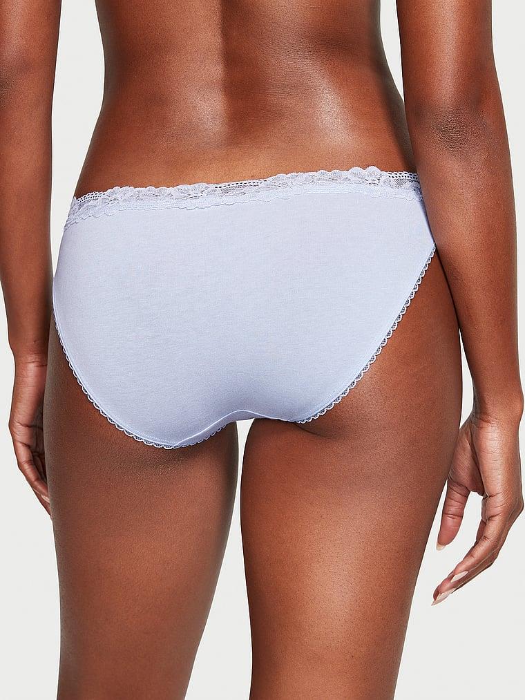 Beli Dantelli Pamuklu Bikini Kulot arka görünüm