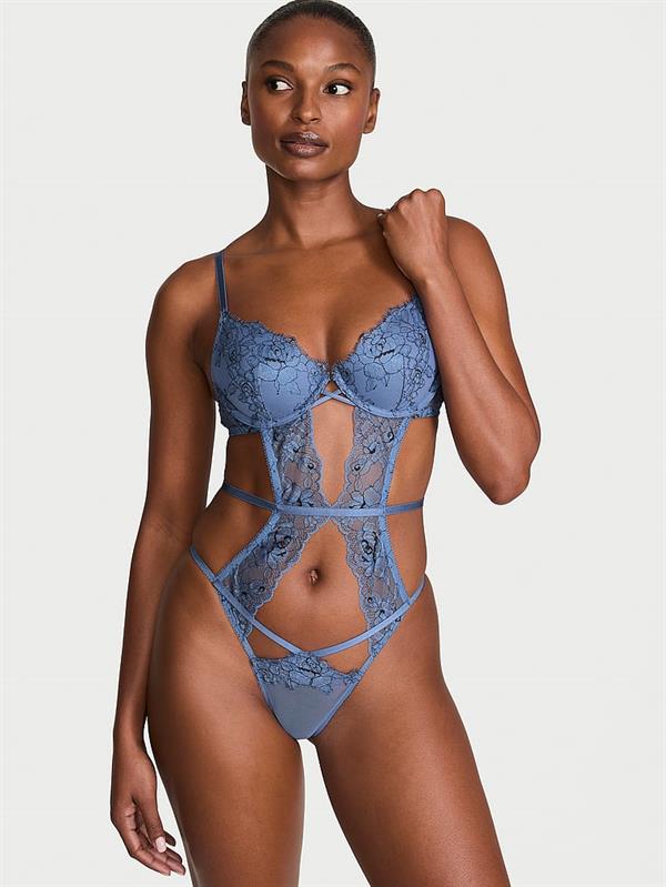 Dantelli Hafif Dolgu Destekli Askili Teddy