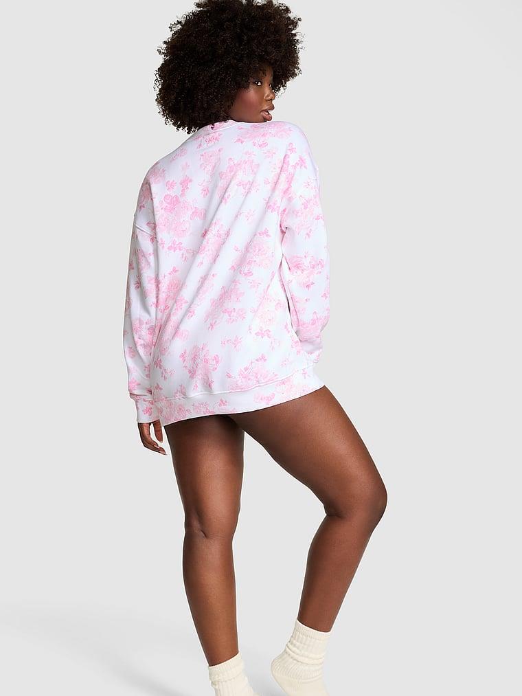 Pink Pink X Loveshackfancy Oversize Sweatshirt arka görünümü