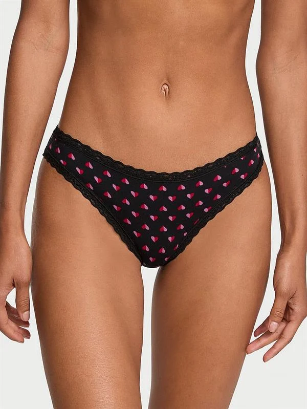 Dantelli Pamuklu Bikini Kulot