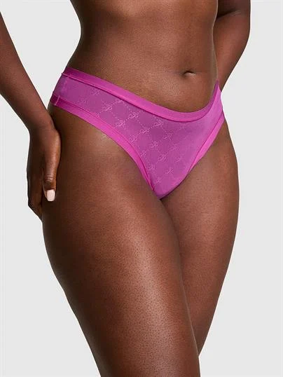 Pink Lazer Kesim Tanga ön görünüm