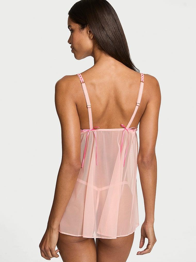 Islemeli Babydoll Takimi arka görünümü