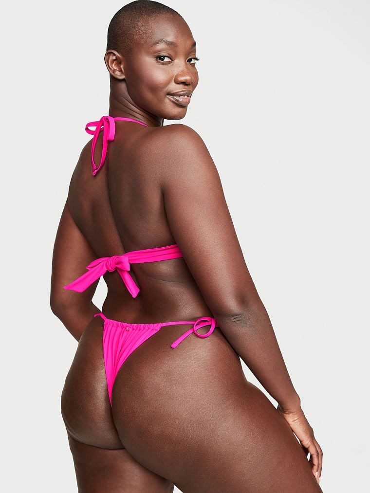 Mix Match Boyundan Baglamali Bikini Ustu arka görünümü