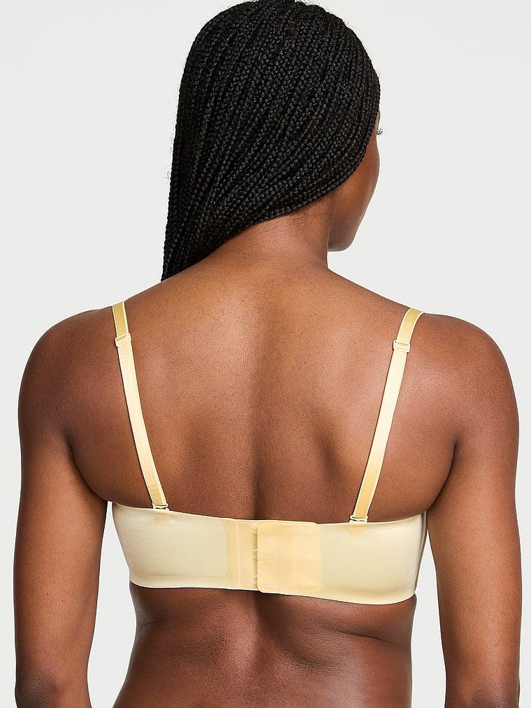 Push Up Balensiz Straplez Bandeau Sütyen arka görünümü