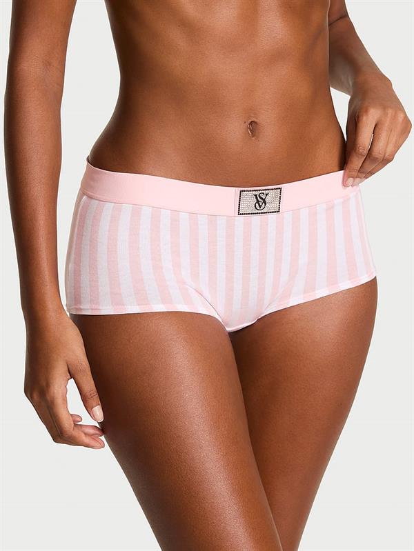 Işıltılı Logolu Boyshort Kulot