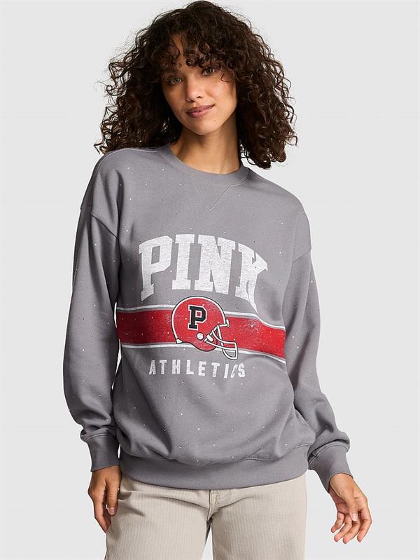 Pink Ivy Oversize Bisiklet Yaka Sweatshirt