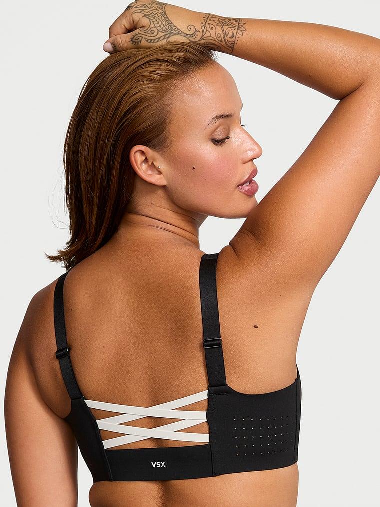 Yeni Stil! Featherweight Önden Fermuarli Maksimum Sporcu Sütyeni arka görünüm