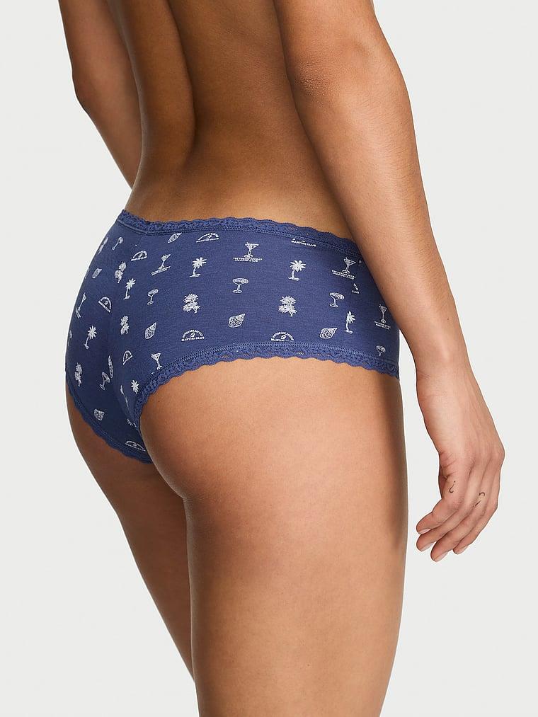 Beli Dantelli Pamuklu Cheeky Kulot arka görünüm