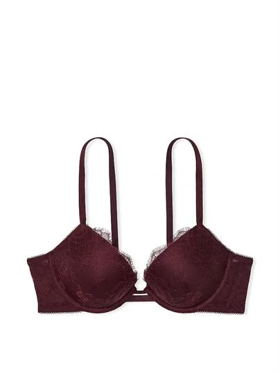 Gul Dantelli Push Up Sütyen