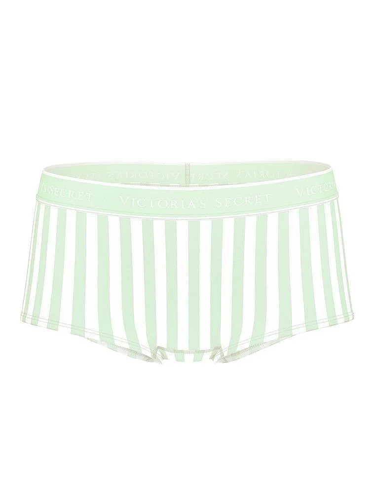 Logolu Pamuklu Boyshort Kulot arka görünüm