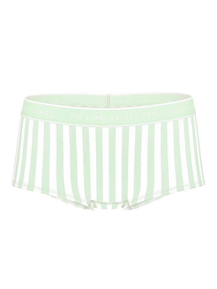 Logolu Pamuklu Boyshort Kulot arka görünümü